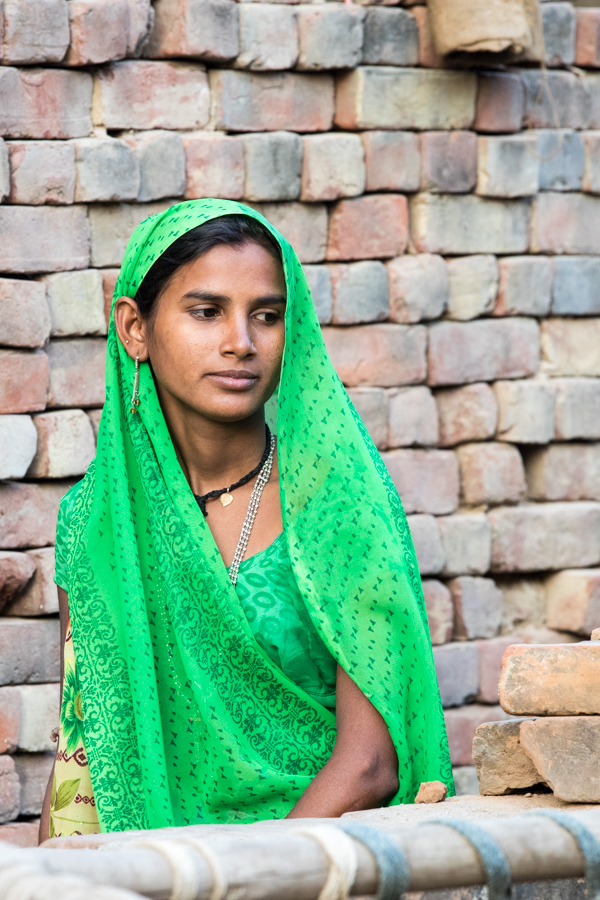 Green Girl in Dasada, India