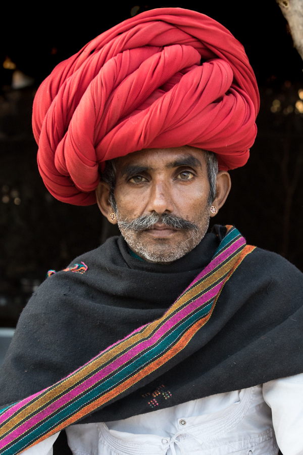 Red Turban  in Bera, India