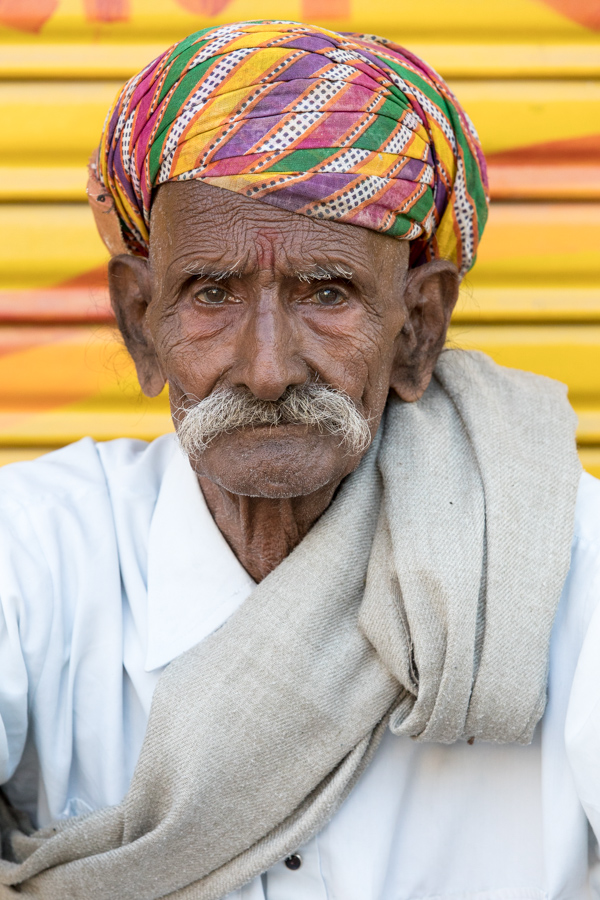 Colored Turban in Udaipur, India