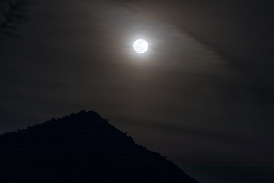 Full Moon in Phoenix, Arizona