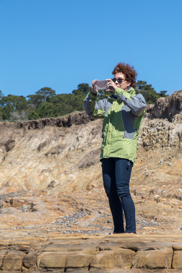 Taking a Picture in Carmel, California