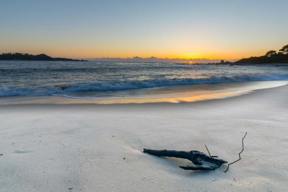 Beach Sunset in Carmel, California