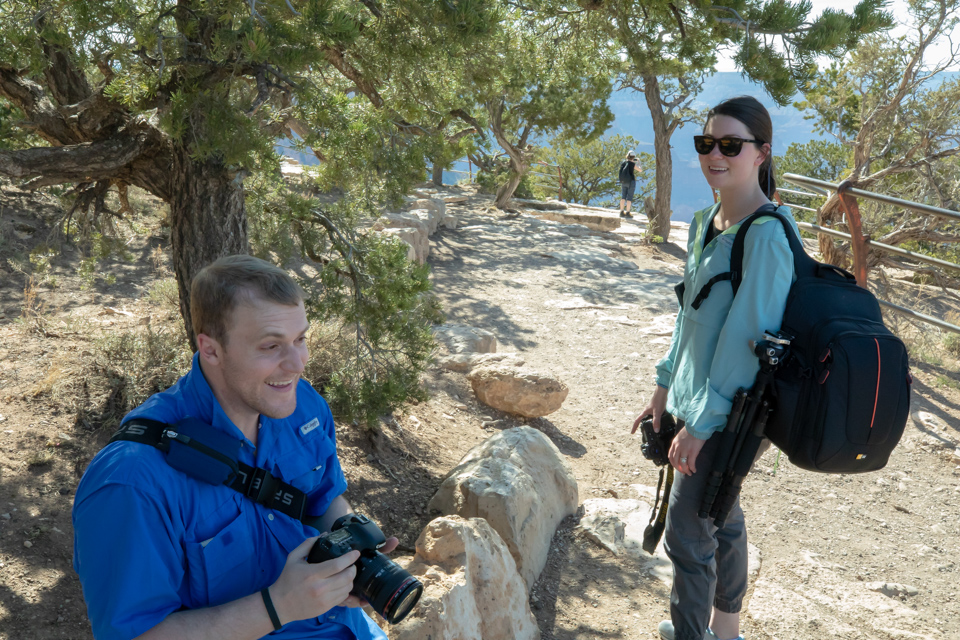 Photographer Fun in Grand Canyon, Arizona