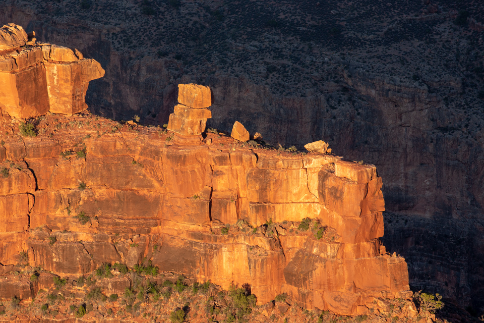 Battleship Rock in Grand Canyon, Arizona
