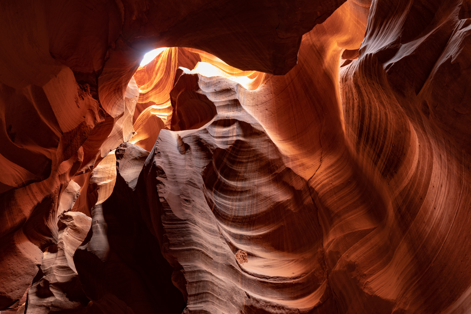 Antelope Canyon Light in Page, Arizona