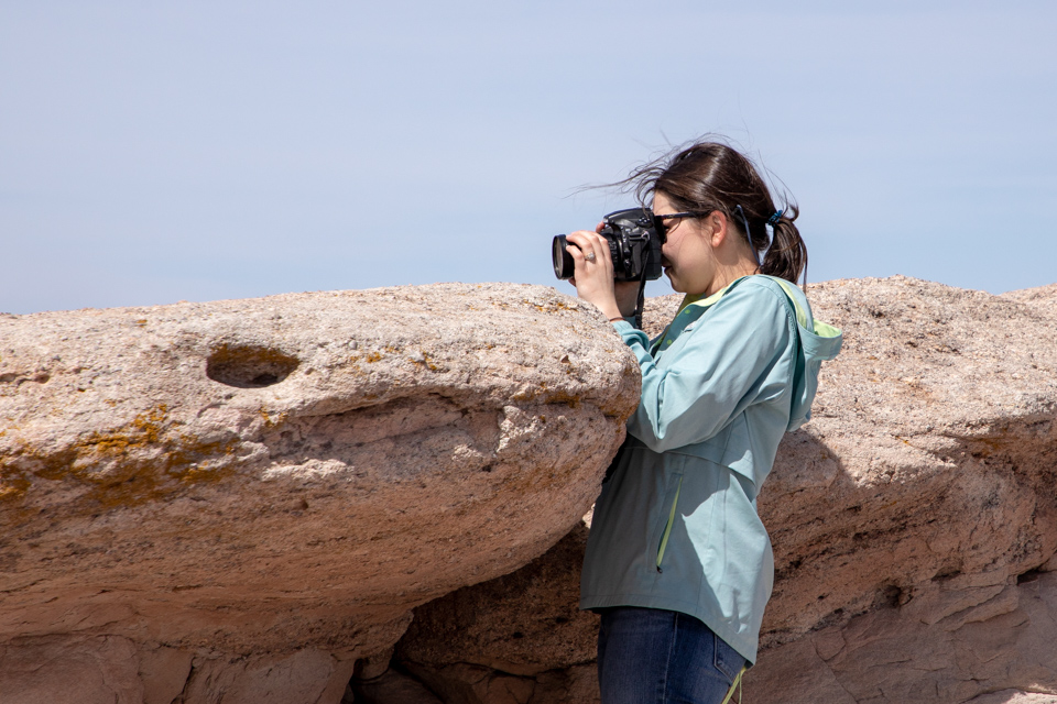 Photographer in Winslow, Arizona
