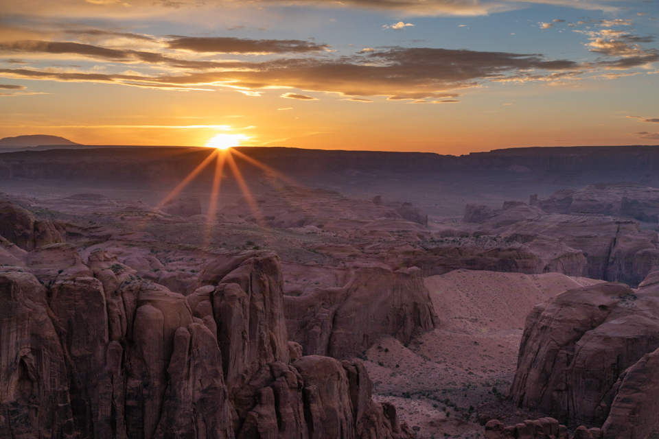 Monument Valley Sunset in Kayenta, Arizona