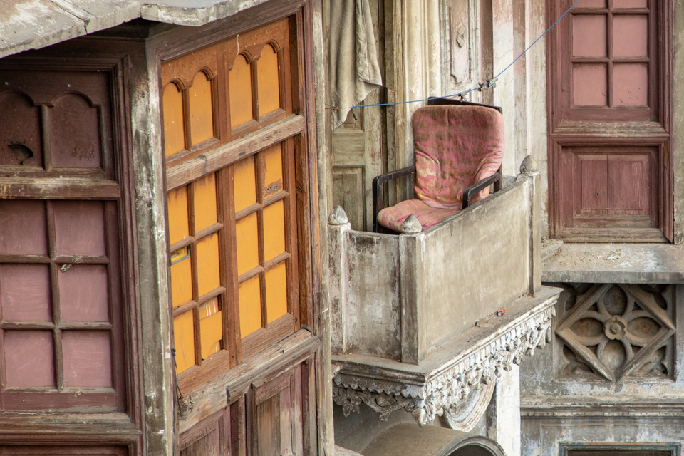 Seat With a View in Delhi, India