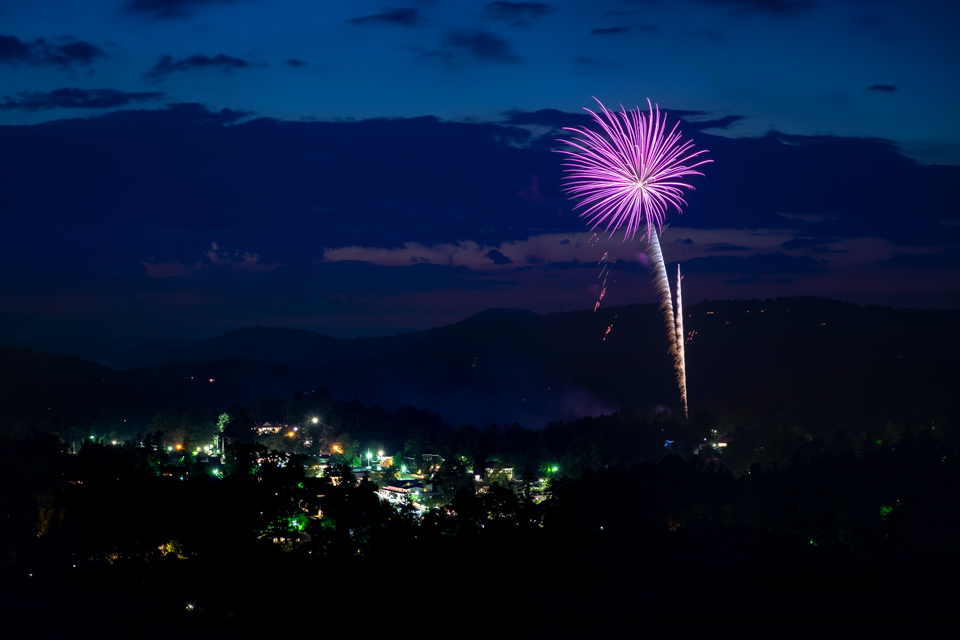 Fire Trail in Highlands, North Carolina