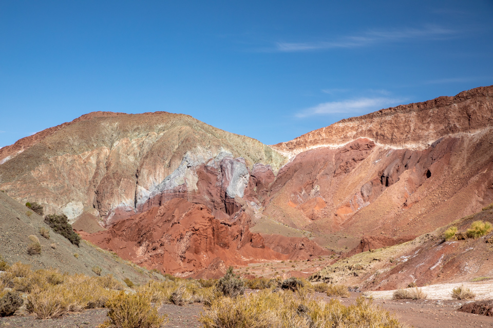 Rainbow Valley in San Pedro, Chile