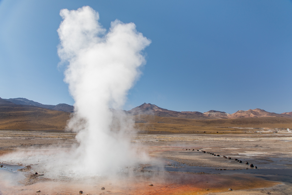 Steam Plume in San Pedro, Chile