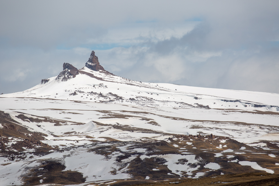 Snowy Mountain in Patagonia, Chile