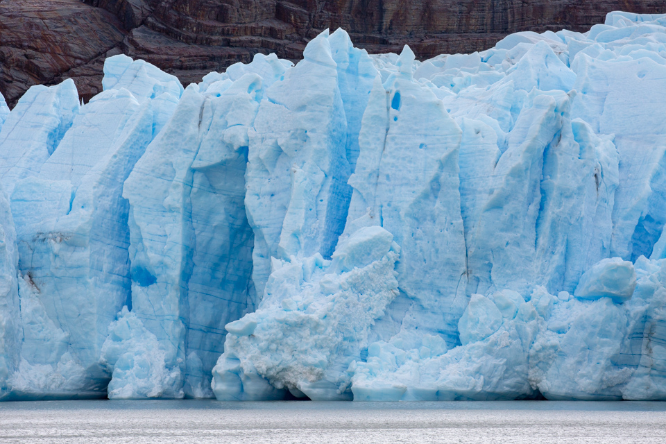 Glacier Ice in Patagonia, Chile