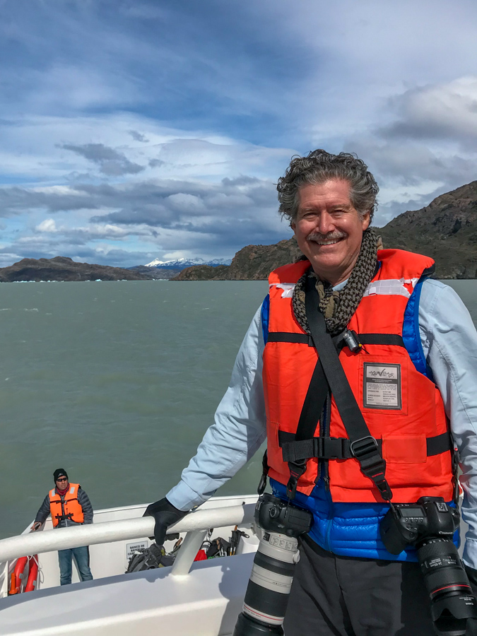 Camera Man in Patagonia, Chile