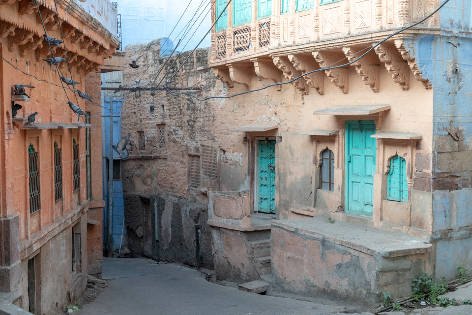 Colorful Alley in Jodhpur, India