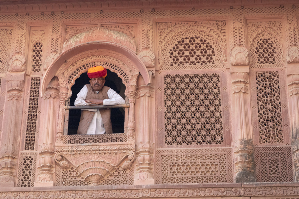 Palace Guard in Jodhpur, India