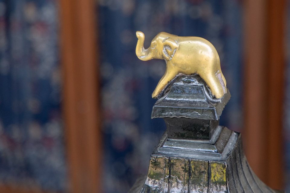 Brass Elephant in Udaipur, India