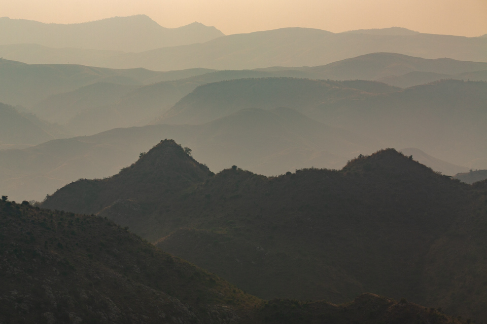 Arayeli Mountains in Udaipur, India