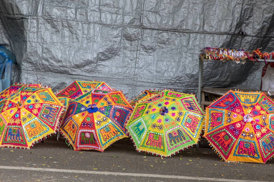Umbrellas in Cochin, India