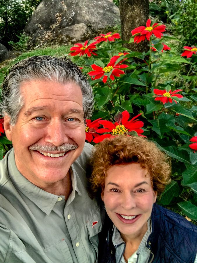 Christmas Flower Selfi in Munnar, India