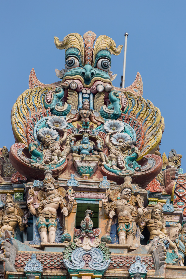 Colorful Top in Madurai, India