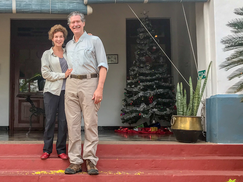 India at Christmas in Madurai, India