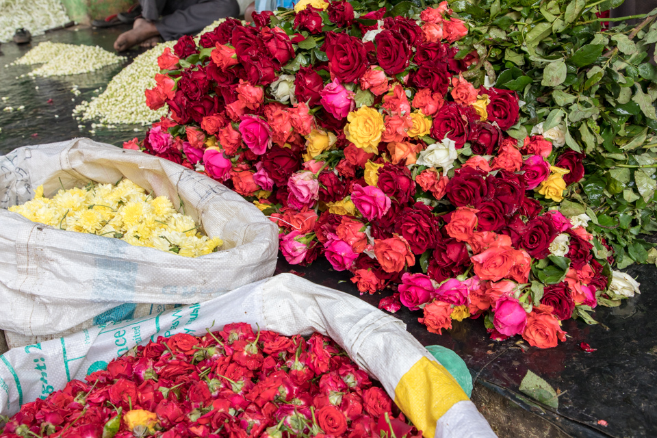 Flowers in Madurai, India