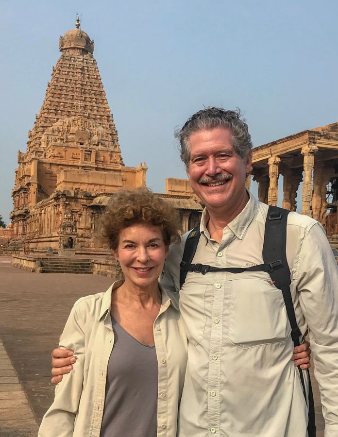 Tourist in Tanjore, India