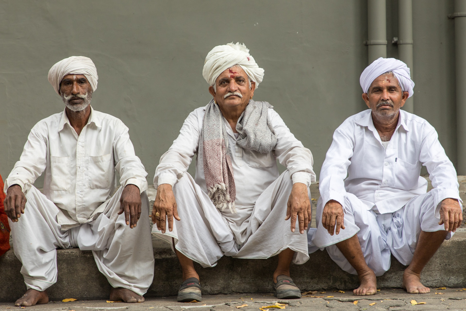 Pilgrims in Pondicherry, India