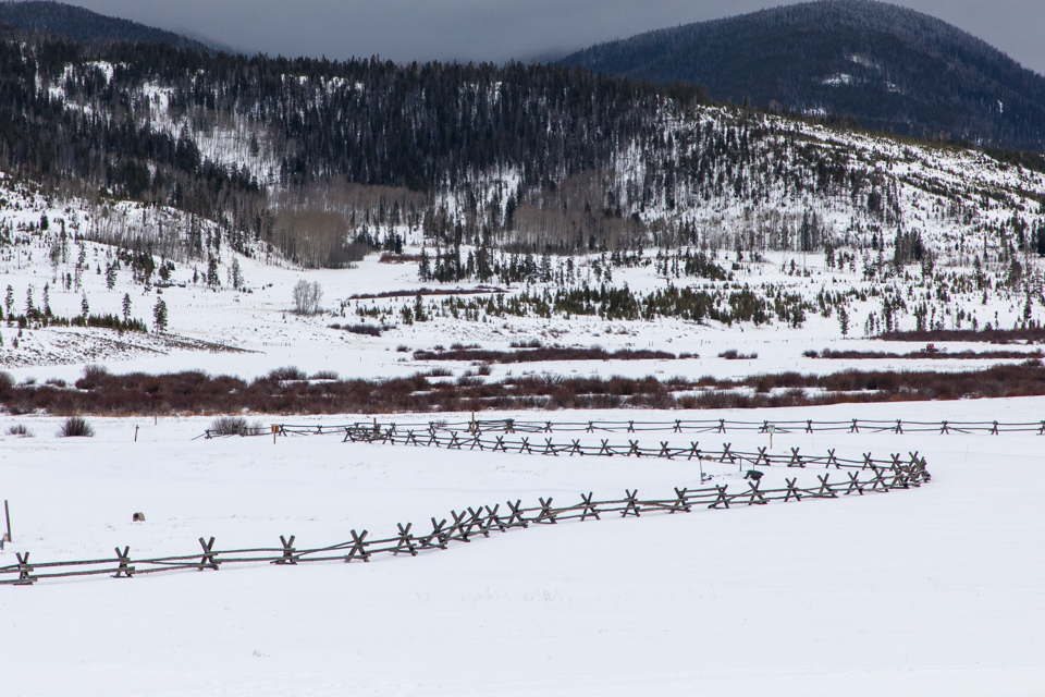 Fence Wave in Devils Thumb, Colorado