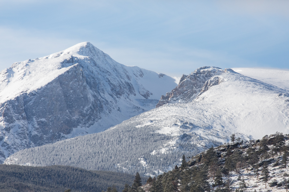 Rocky Mountains in Estes Park, Colorado