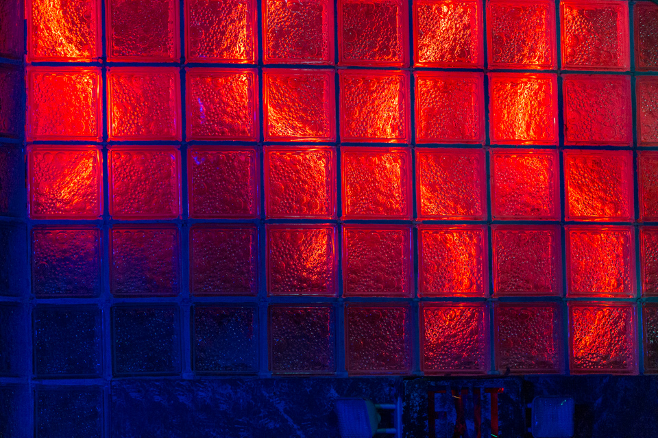 Colored Glass in Austin, Texas