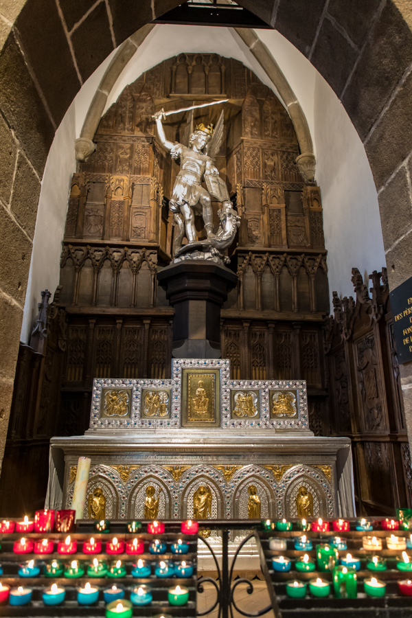 Archangel in Mont-Saint-Michel, France