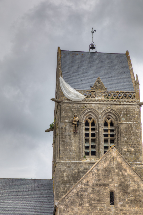 Stuck in Sainte-Mere-Eglise, France