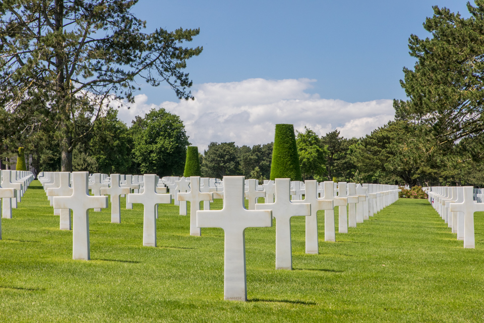 American Cemetery in Omaha Beach, France