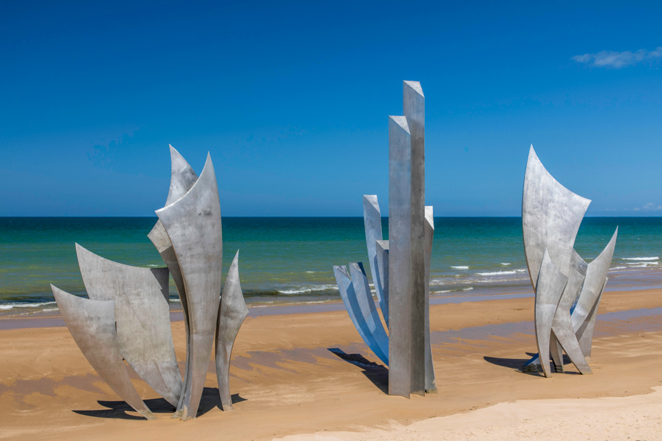 Les Braves in Omaha Beach, France