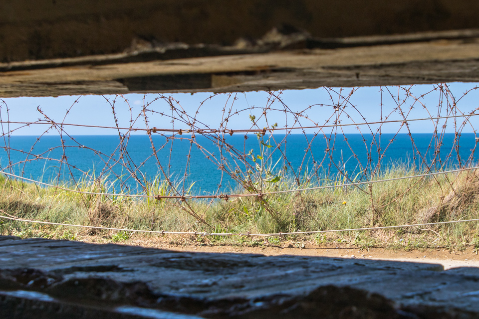 Bunker in Omaha Beach, France