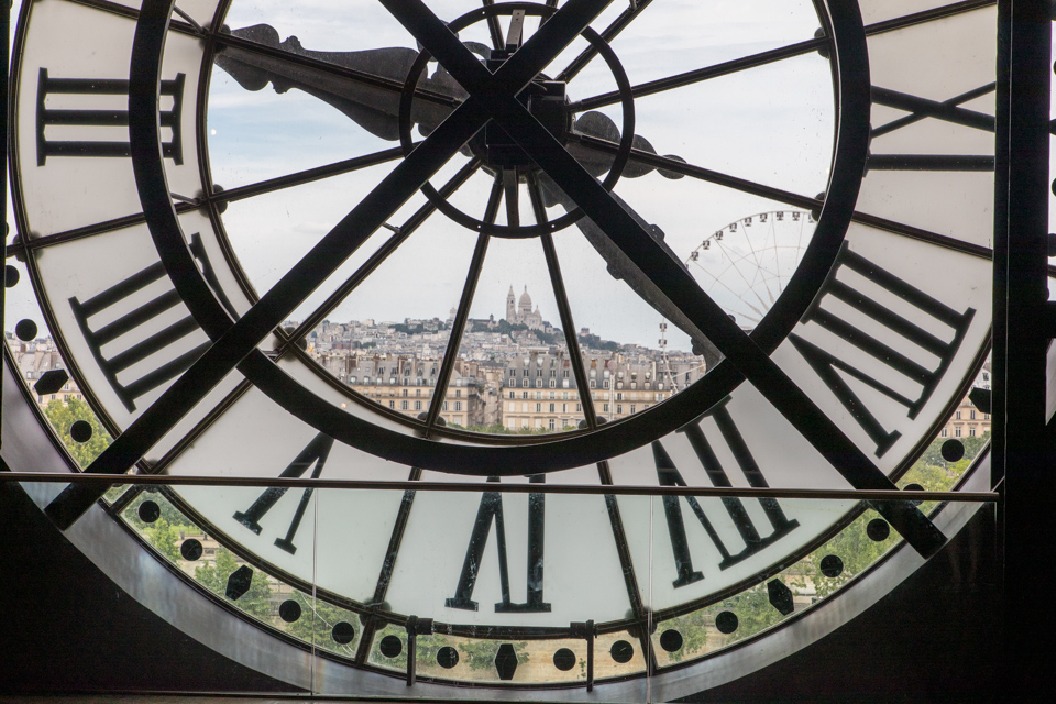 The Clock in Paris, France