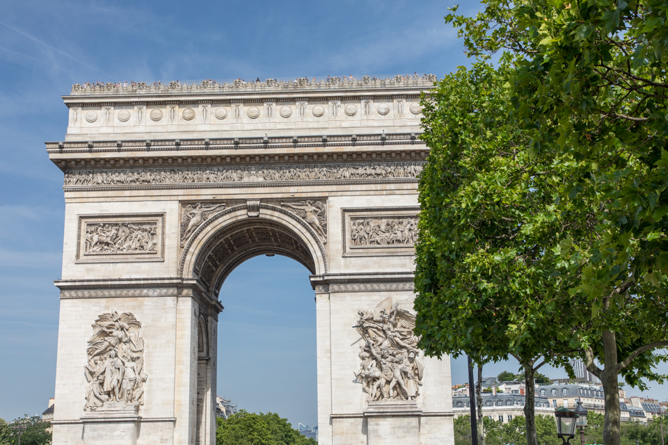 Arc de Triomphe in Paris, France