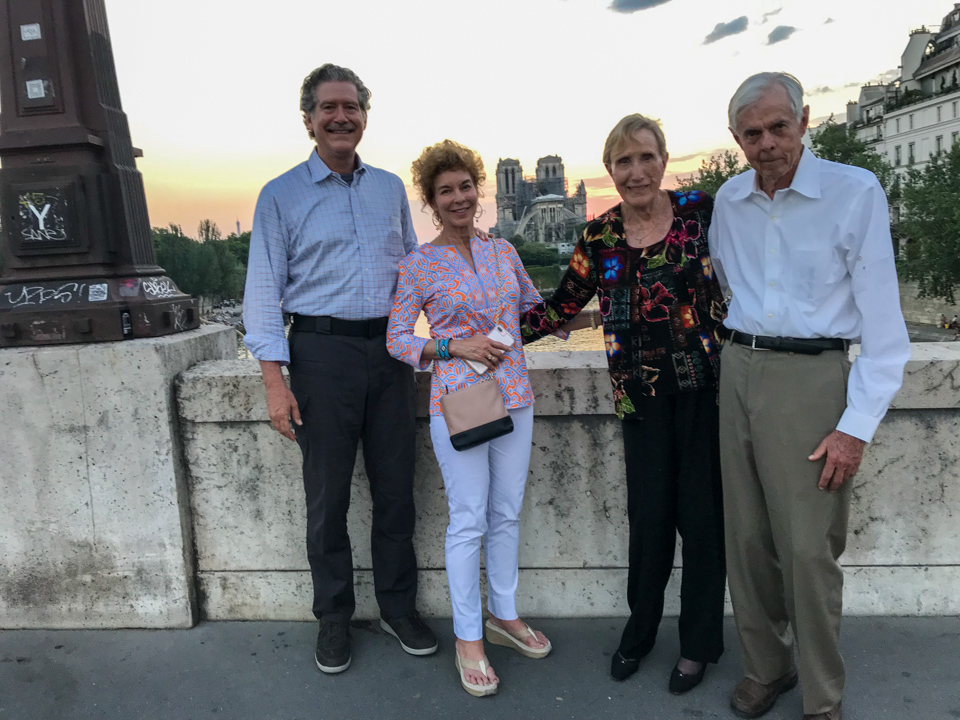 Family in France in Paris, France