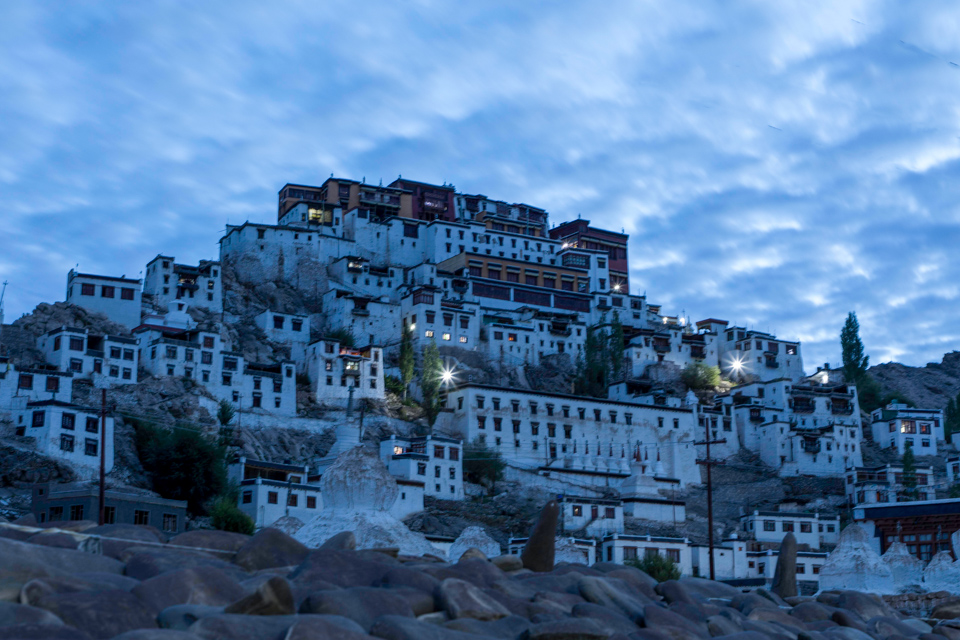 Thikse Monastery in Leh, India