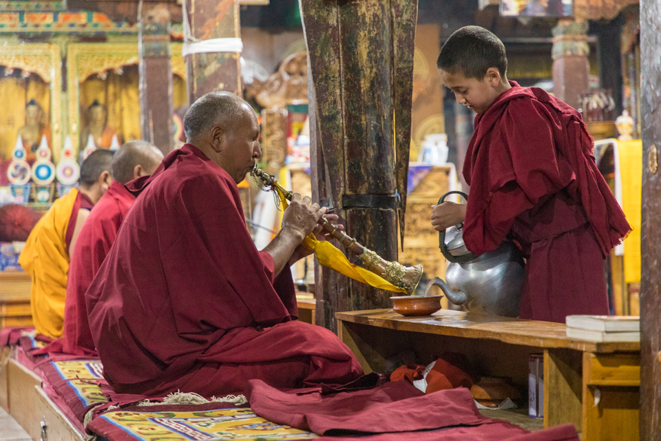 Monk Artist in Leh, India
