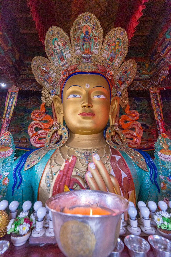 Maitreya Buddha in Leh, India