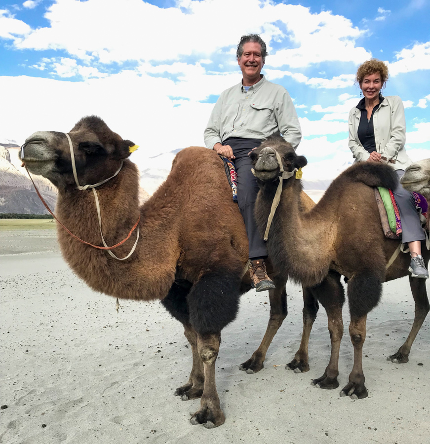 Camel Ride in Nubra Valley, India