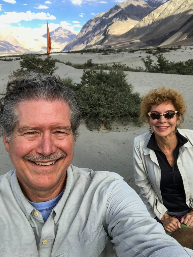 Selfi in Nubra Valley in Nubra Valley, India