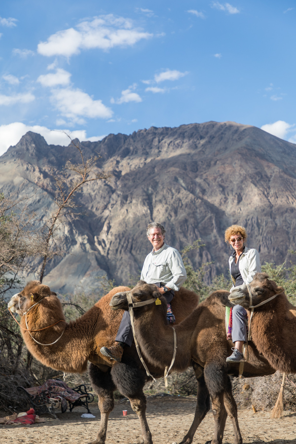 Exploring on Camel in Nubra Valley, India