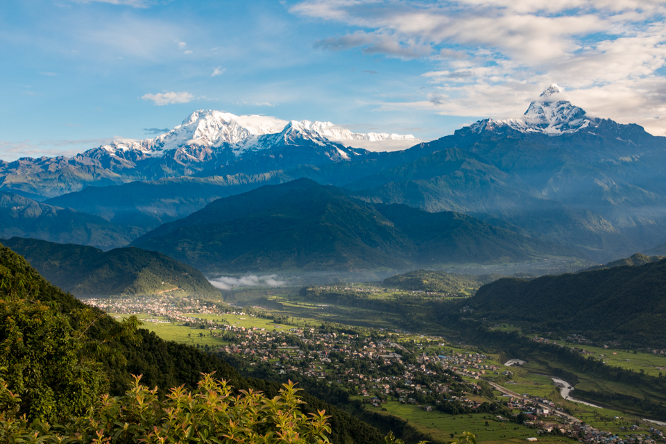 Mountain Valley in Pokhara, Nepal