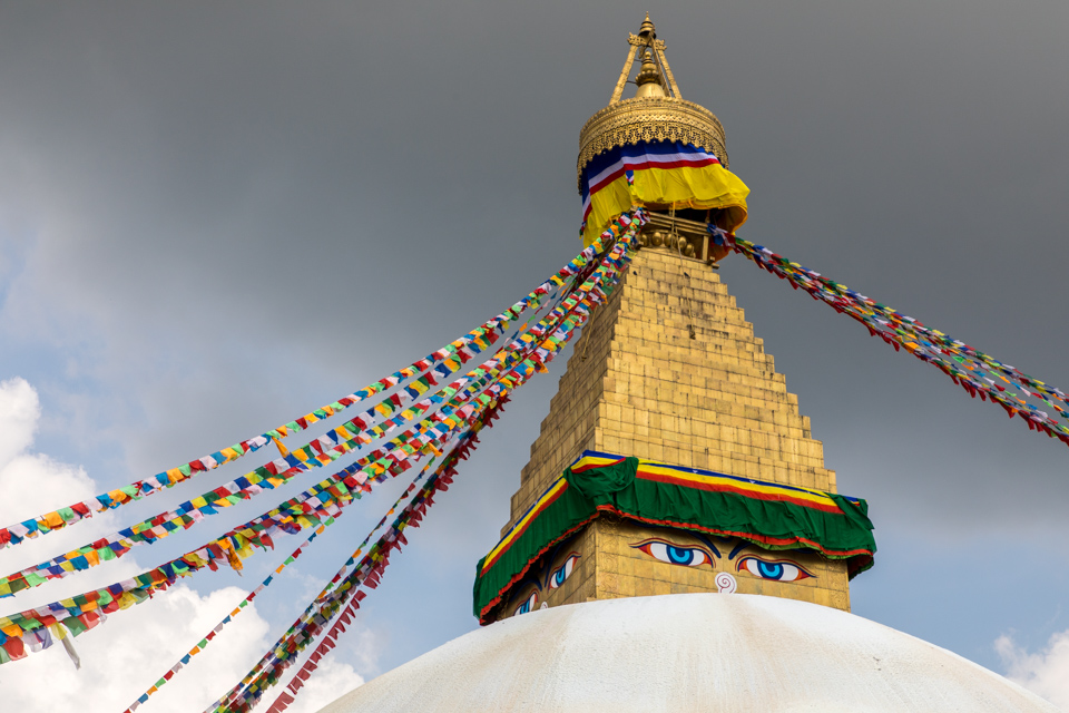 Buddha Eyes in Kathmandu, Nepal