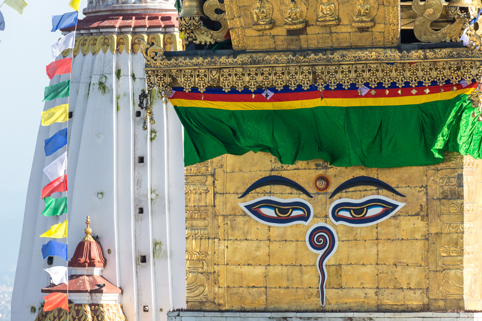 Eyes in Kathmandu, Nepal