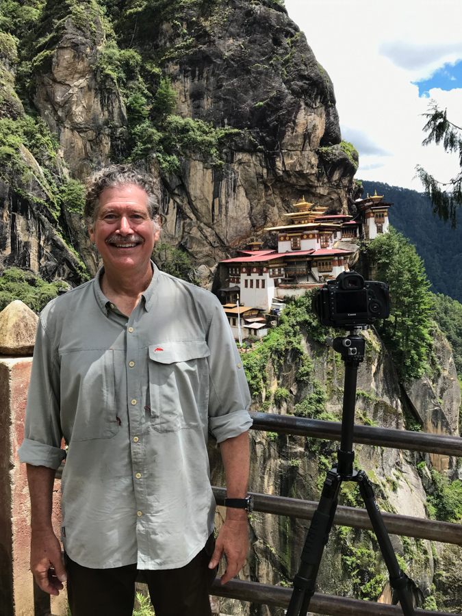 Tired Photographer in Paro, Bhutan